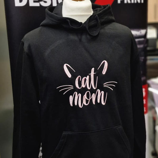 Cat Mom Jumper: Embrace Your Feline Pride with Custom Embroidery