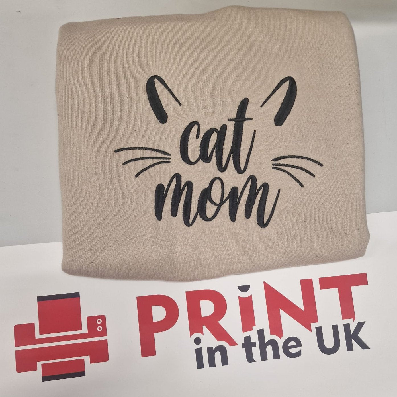 Cat Mom Jumper: Embrace Your Feline Pride with Custom Embroidery