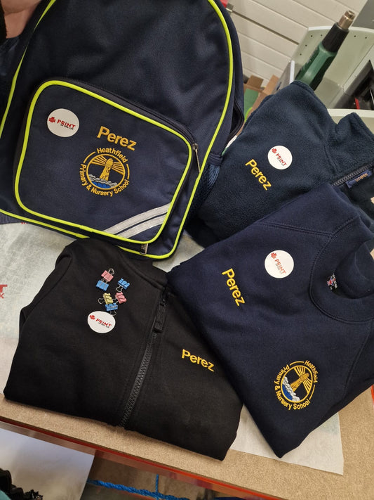 Personalised Name Embroidery on School Uniforms