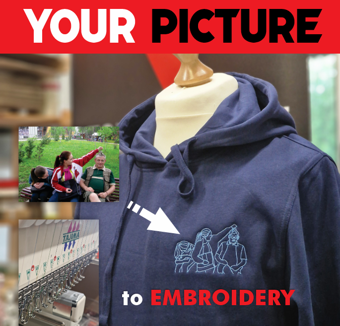 Picture to Embroidery | Hoodie