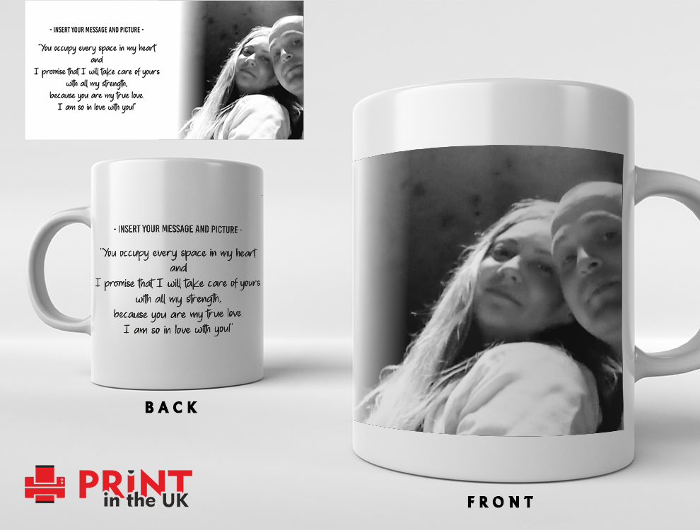 Customized Mugs | Your Picture and/or Message | 11oz