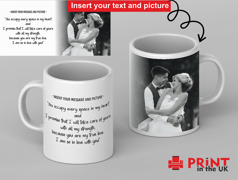 Customized Mugs | Your Picture and/or Message | 11oz